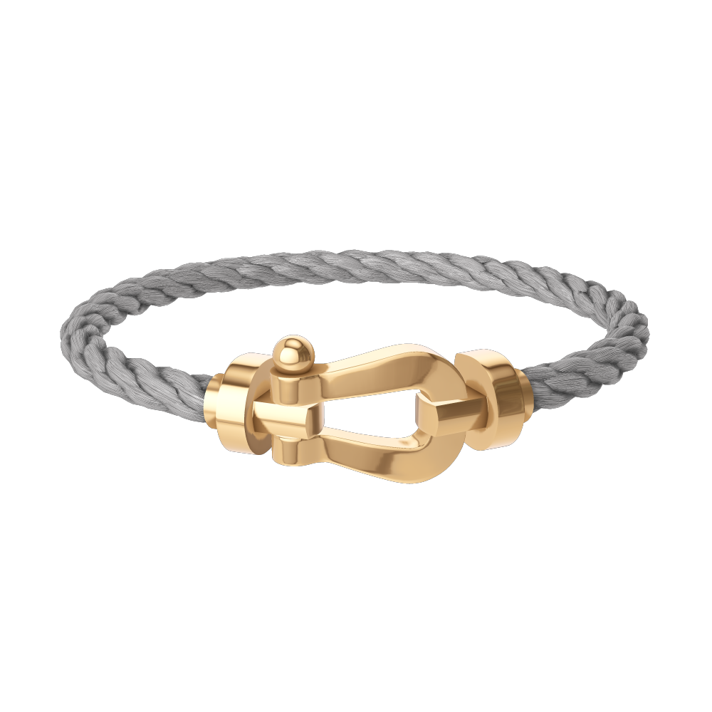 BRACELET FRED FORCE GRAND MODÈLE GRIS GOLD