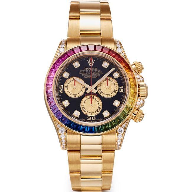 Montre Rolex - Cosmograph Daytona Rainbow Jaune - Manore Store