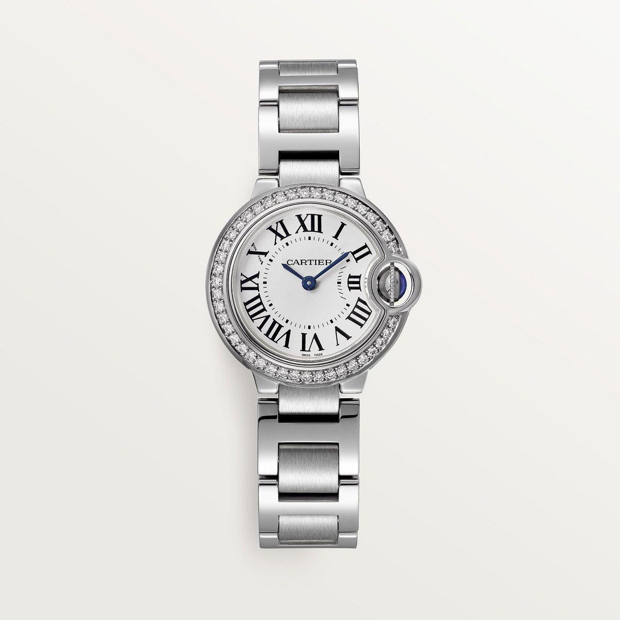Montre Cartier - Ballon Bleu "Sertie Argenté" - Manore Store