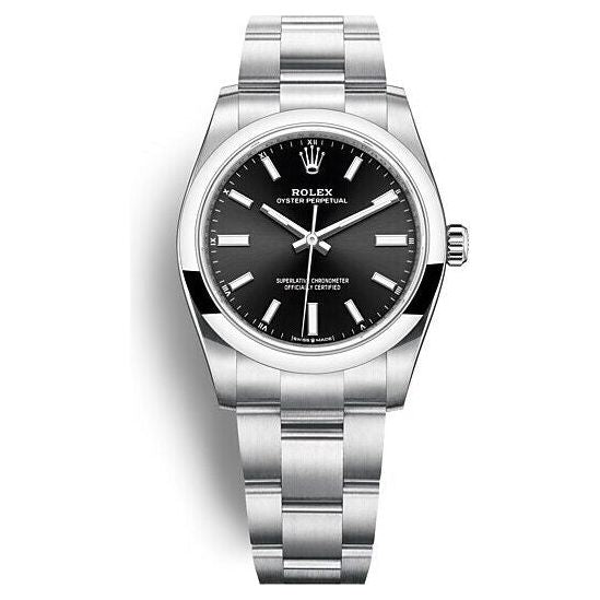 Montre Rolex - Oyster Perpetual Noir - 34mm - Manore Store