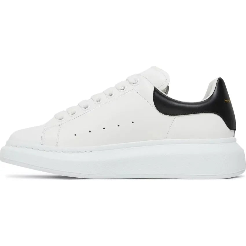 Alexander McQueen White Black Cuir