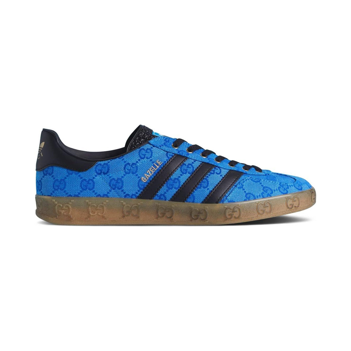 ADIDAS GAZELLE X GUCCI BLUE GG MONOGRAM - Manore Store