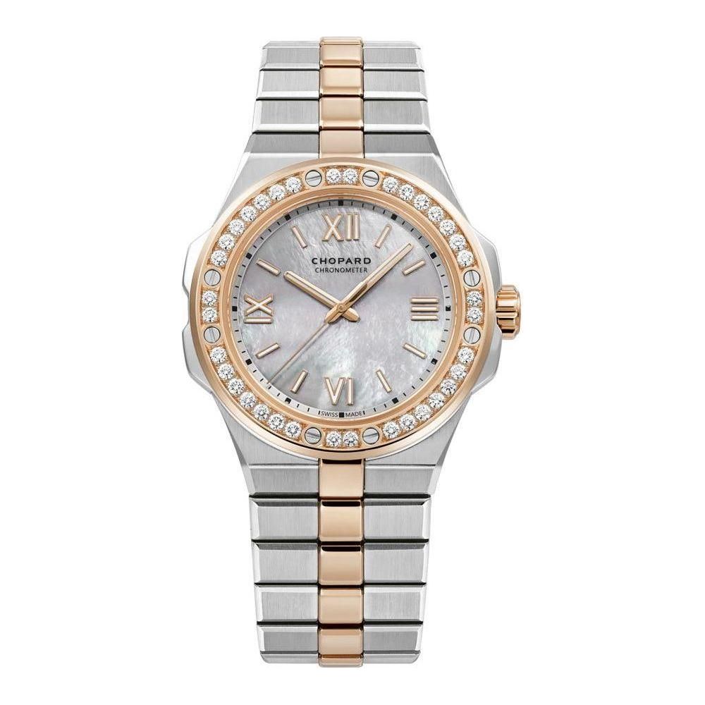 Montre Chopard - Alpine Eagle 36 Argenté / OR Rose - Manore Store