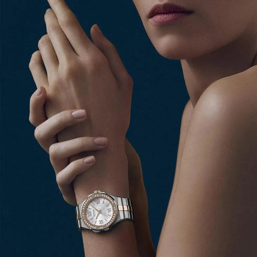 Montre Chopard - Alpine Eagle 36 Argenté / OR Rose - Manore Store