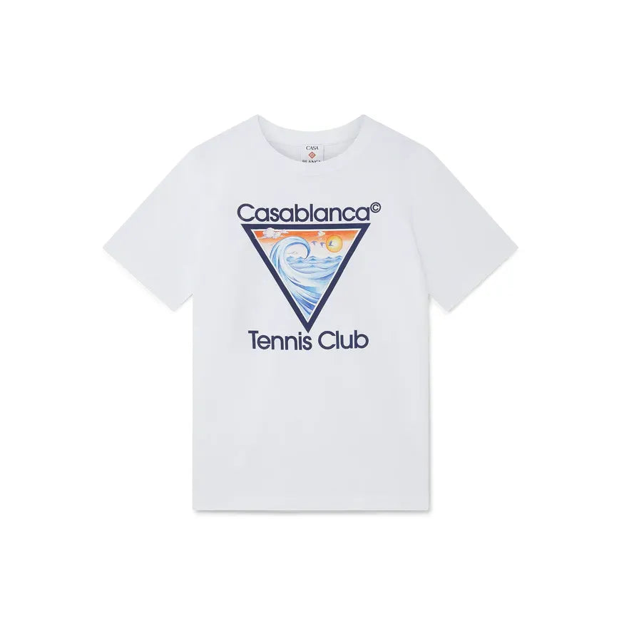 CASABALNCA – T-shirt Tennis Club Icon - Blanc