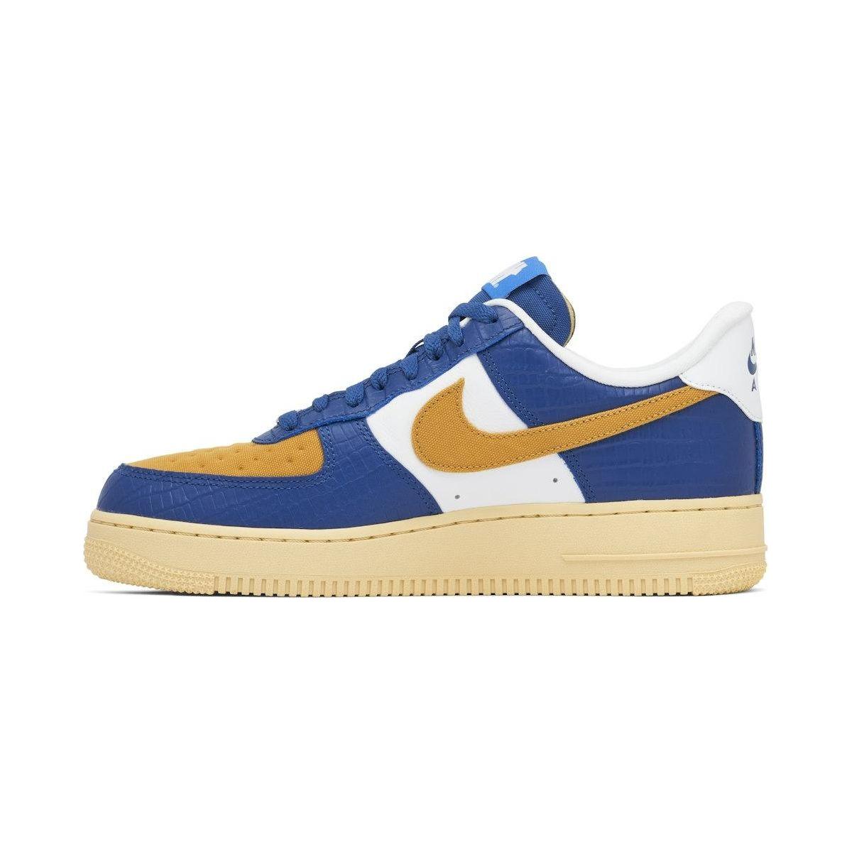 Air Force 1 "Undefeated 5 On It Blue Yellow Croc" - Manore Store