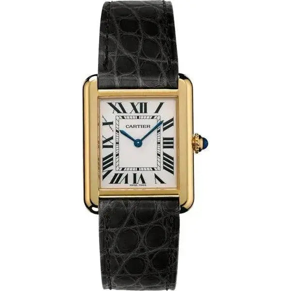 Montre Cartier - Tank Solo Cuir Croco - Manore Store