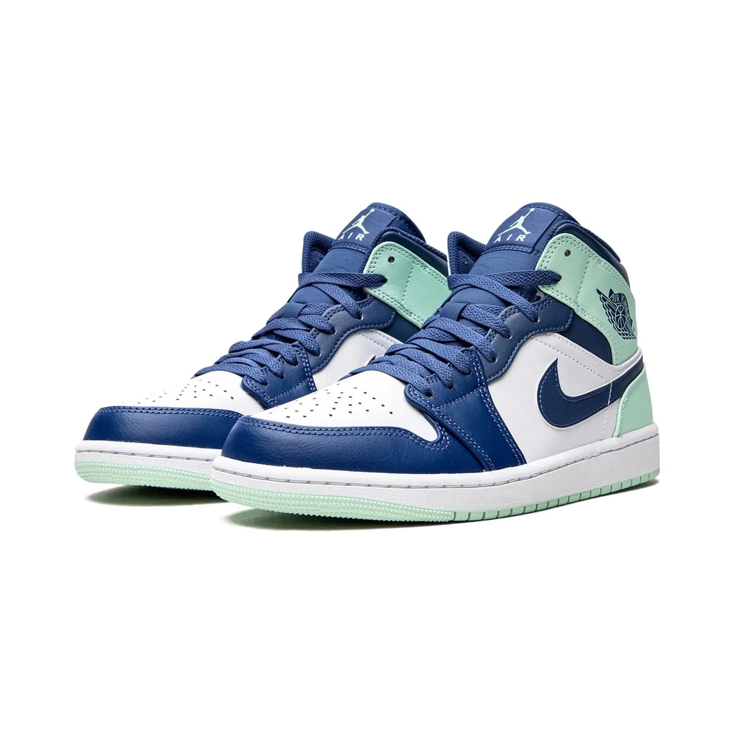 Air Jordan 1 Mid Mystic Navy Mint Foam - Manore Store