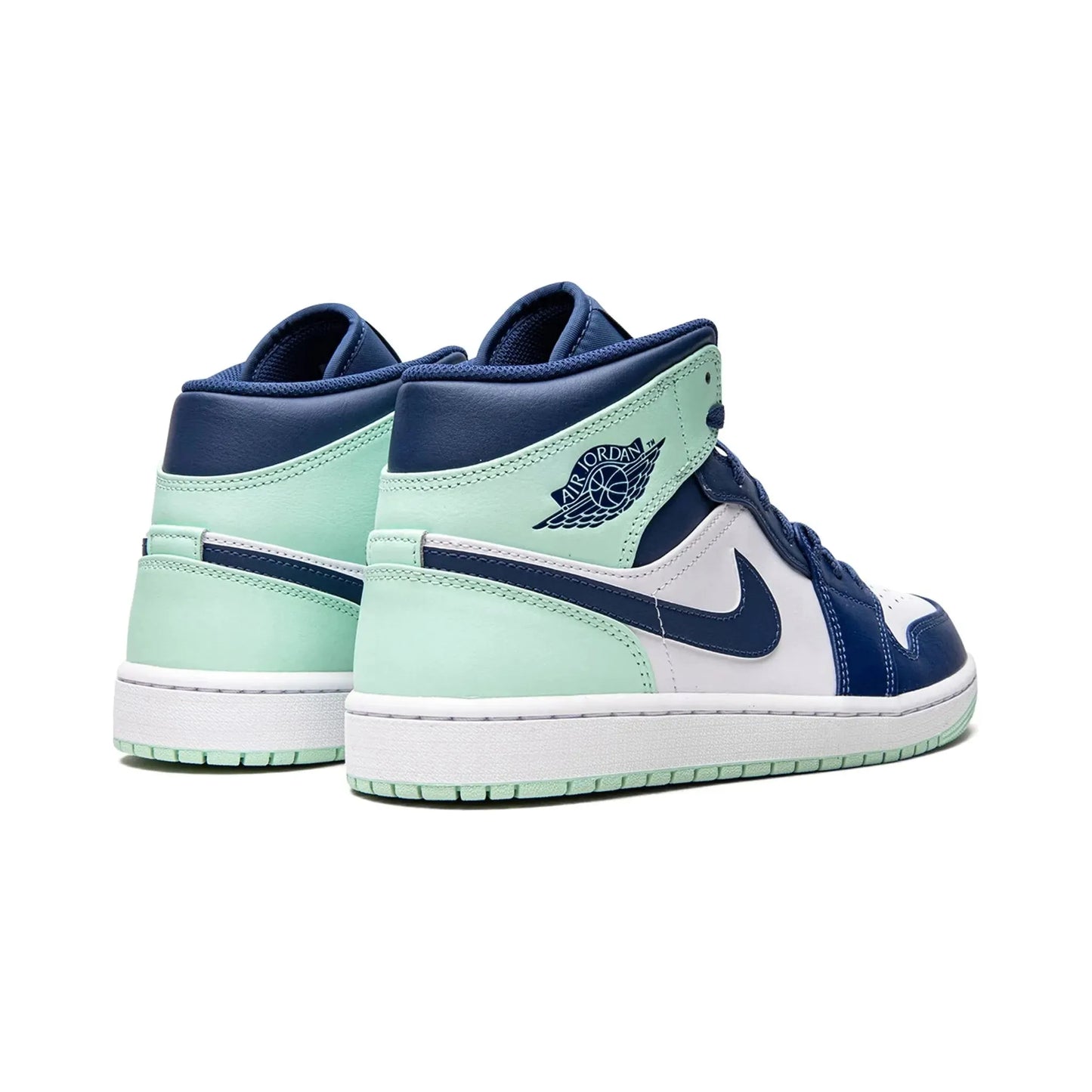 Air Jordan 1 Mid Mystic Navy Mint Foam - Manore Store