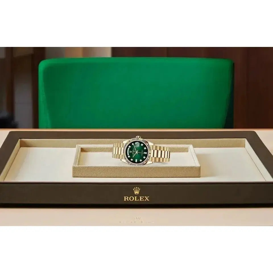 Montre Rolex - Day Date "Jaune/Vert" - Manore Store