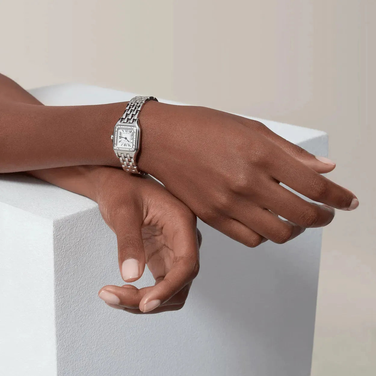 Montre Cartier - Panthère Sertie Argenté - Manore Store