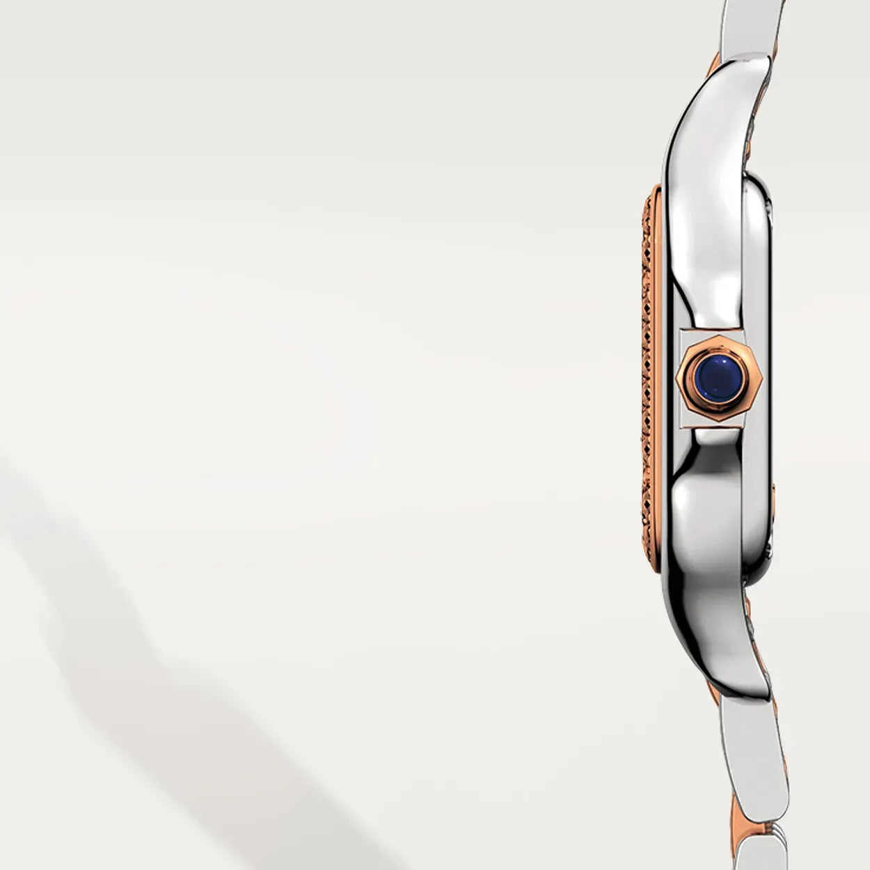 Montre Cartier - Panthère Argenté Rose Pierres - Manore Store