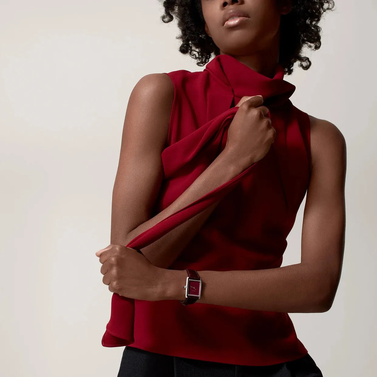 Montre Cartier - Tank Must "Bordeaux" - Manore Store