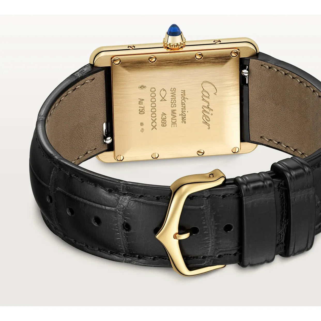 Montre Cartier - Tank Louis Cartier "Noir" - Manore Store