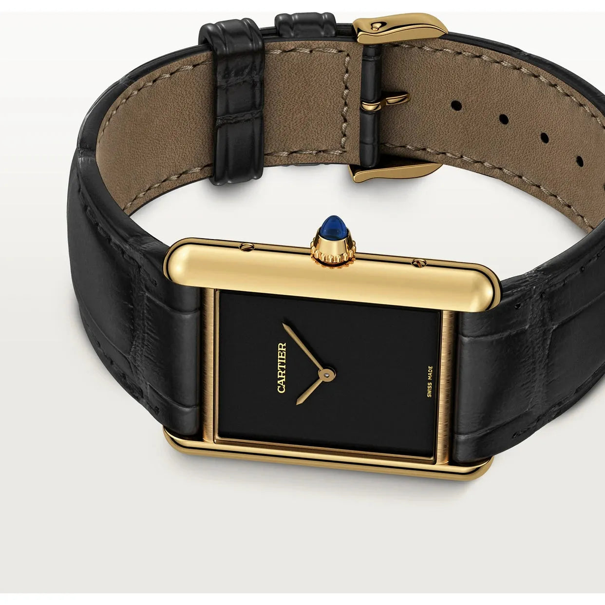 Montre Cartier - Tank Louis Cartier "Noir" - Manore Store