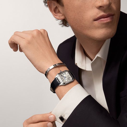 Montre Cartier - Santos Bleu Marine - Manore Store