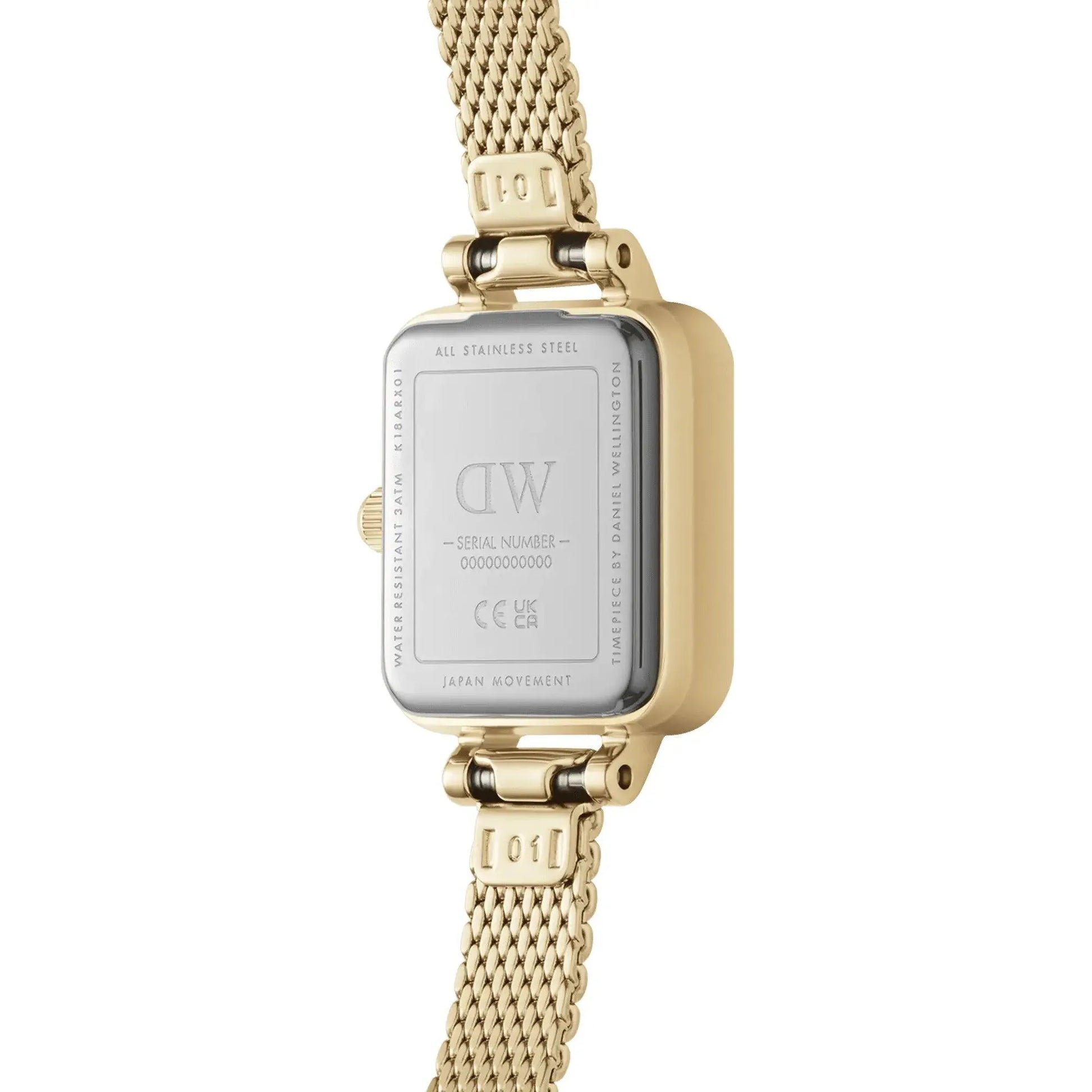 Montre Daniel Wellington - Quadro Mini Evergold Emerald - Gold - Manore Store