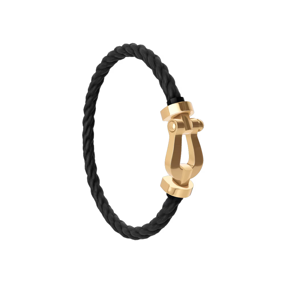 BRACELET FRED FORCE GRAND MODÈLE BLACK GOLD