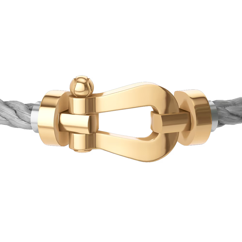 BRACELET FRED FORCE GRAND MODÈLE GRIS GOLD