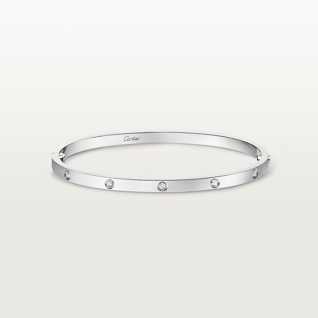 BRACELET CARTIER LOVE PETIT MODÉLE DIAMOND WHITE GOLD