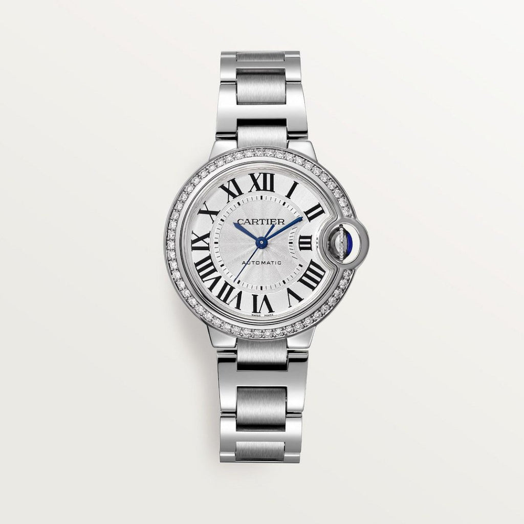 Montre Cartier - Ballon Bleu "Sertie Argenté" - Manore Store