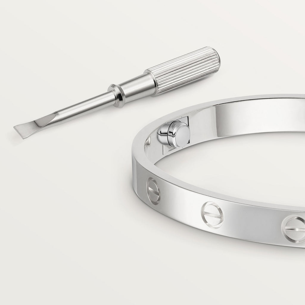 BRACELET CARTIER LOVE WHITE GOLD