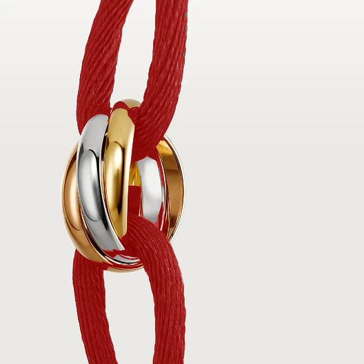 BRACELET CARTIER TRINITY CORDON ROUGE
