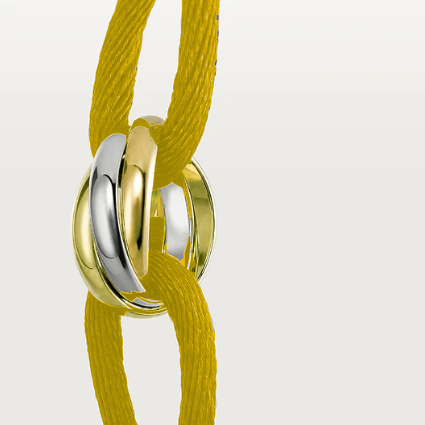 BRACELET CARTIER TRINITY CORDON DORÉ
