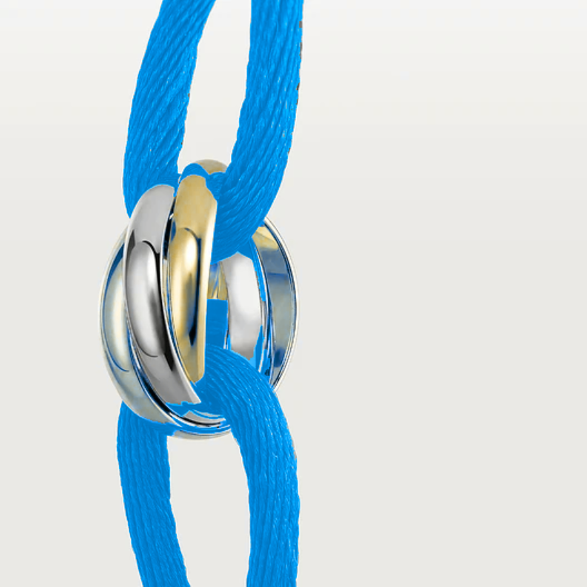 BRACELET CARTIER TRINITY CORDON BLEU CIEL