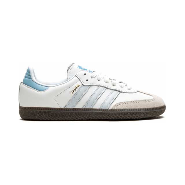 Adidas Samba "Core White Halo Blue"