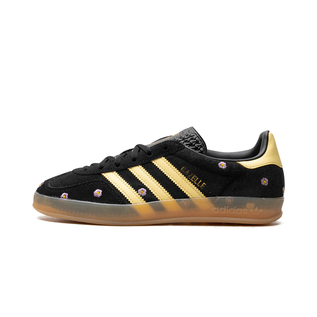 Adidas Gazelle Indoor "Core Black Almost Yellow Floral" - Manore Store