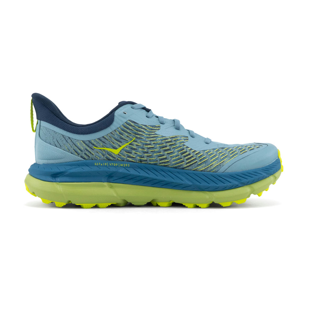 Hoka Mafate Speed 4 - STONE BLUE/DARK CITRON