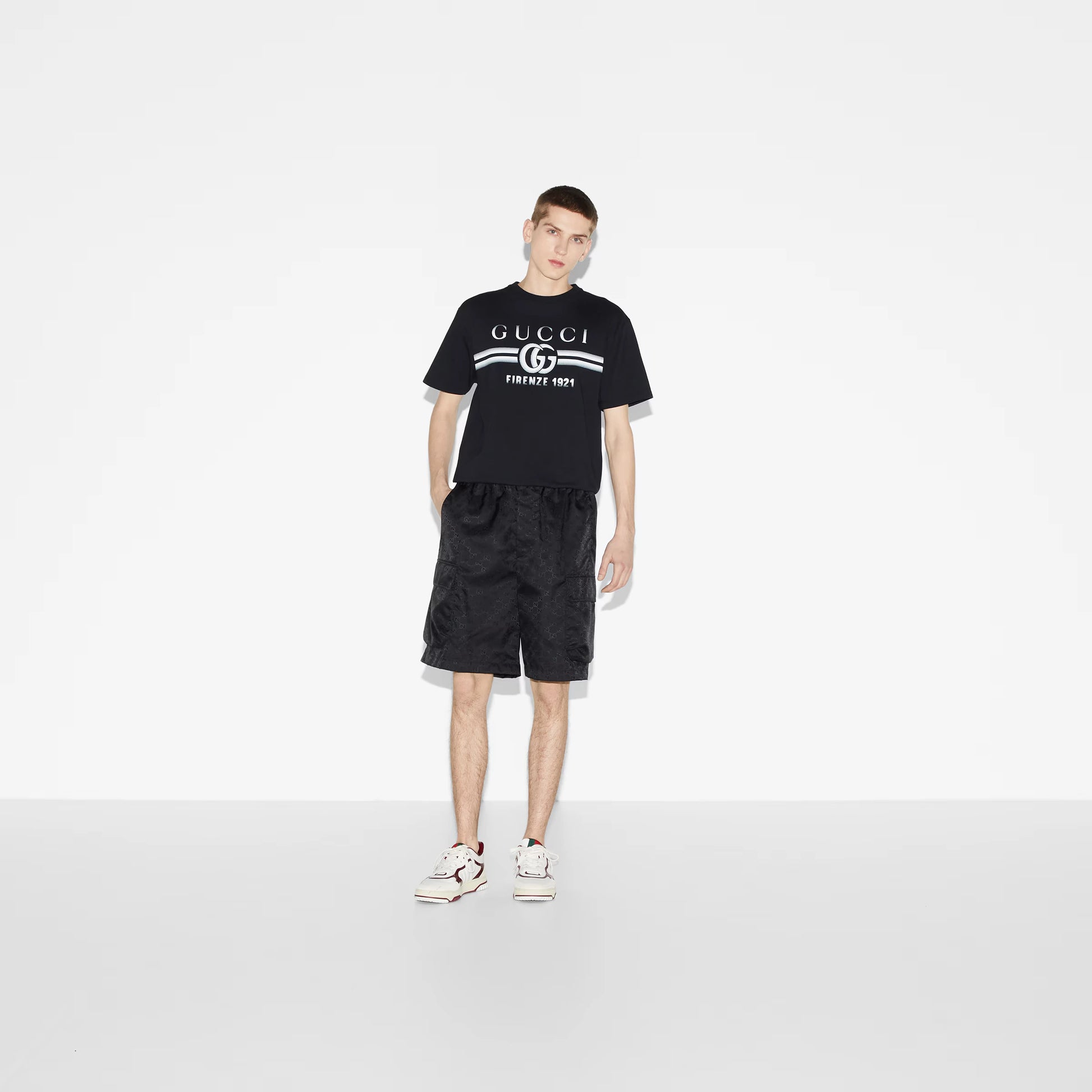 Gucci - T-shirt en jersey - Black - Manore Store