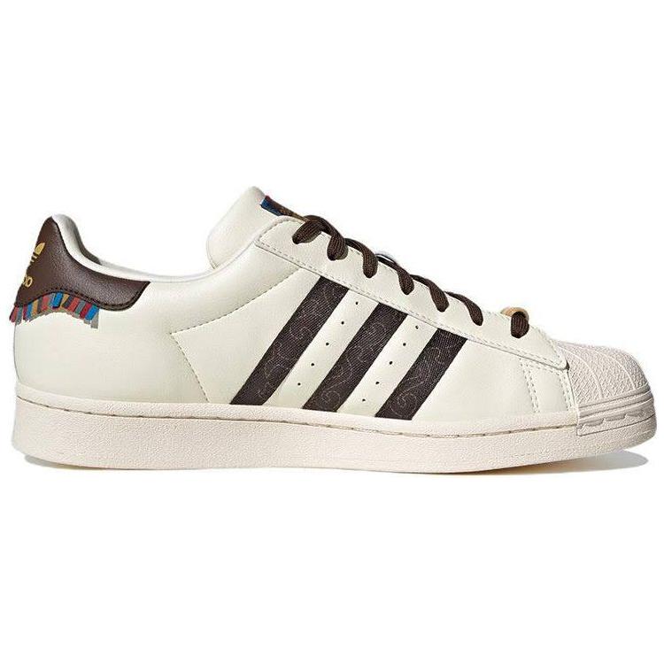 adidas terbaru Superstar Chalk White Brown