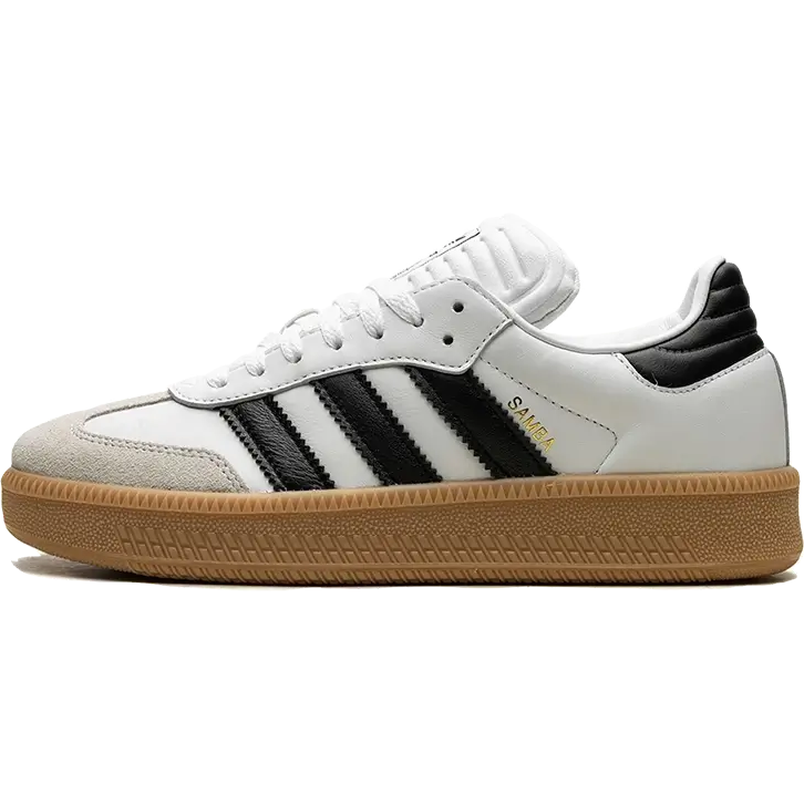 adidas samba xlg white black gum1