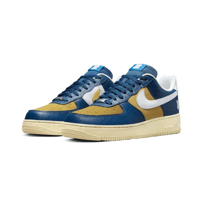Air Force 1 Low SP Undefeated 5 On It Blue Yellow Croc