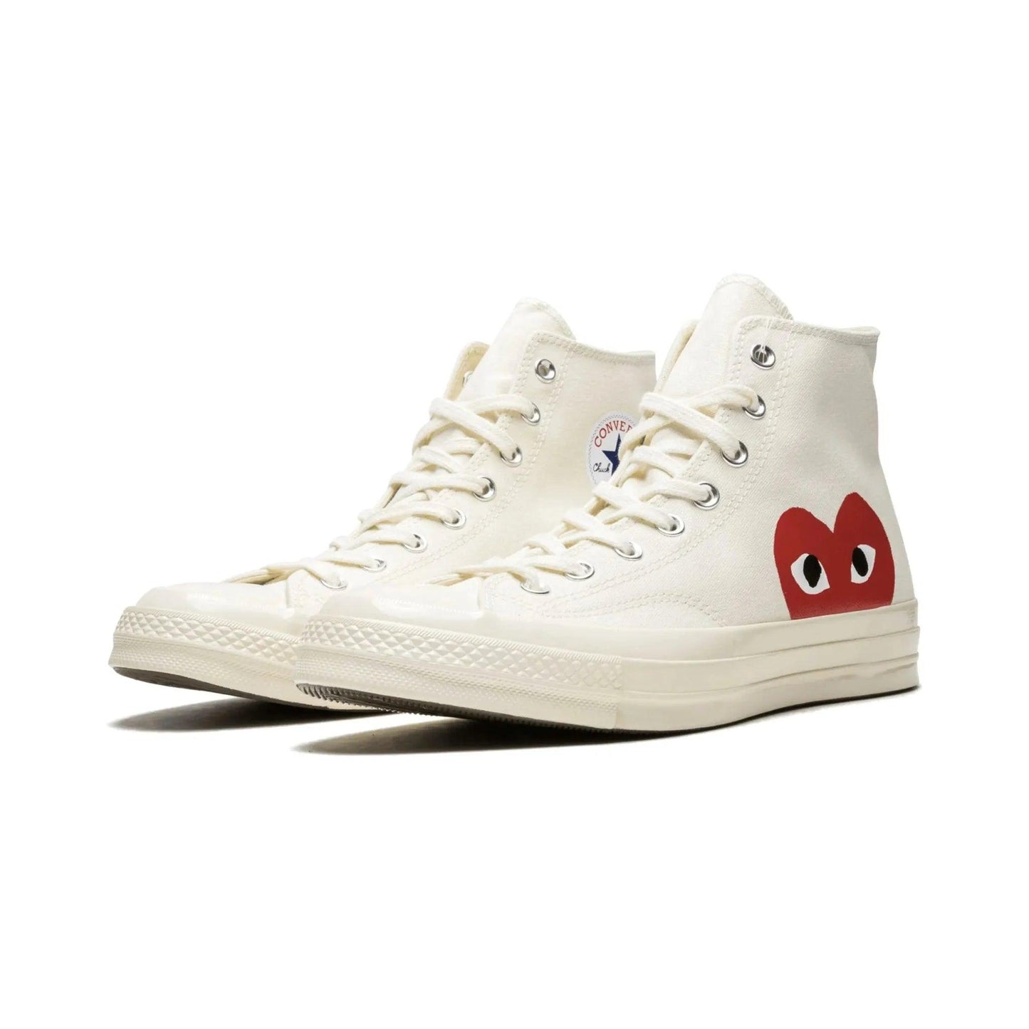 Converse Chuck 70 Hi “Comme Des Garçons / Half Heart - White ” - Manore Store