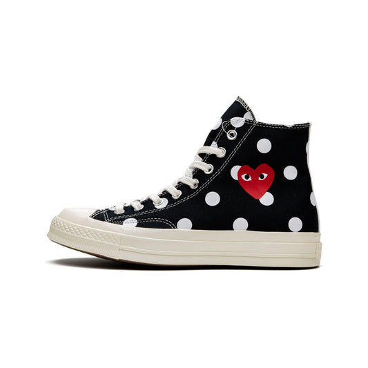 Converse Chuck 70 Hi “Comme Des Garçons / Polka Dot Black" - Manore Store