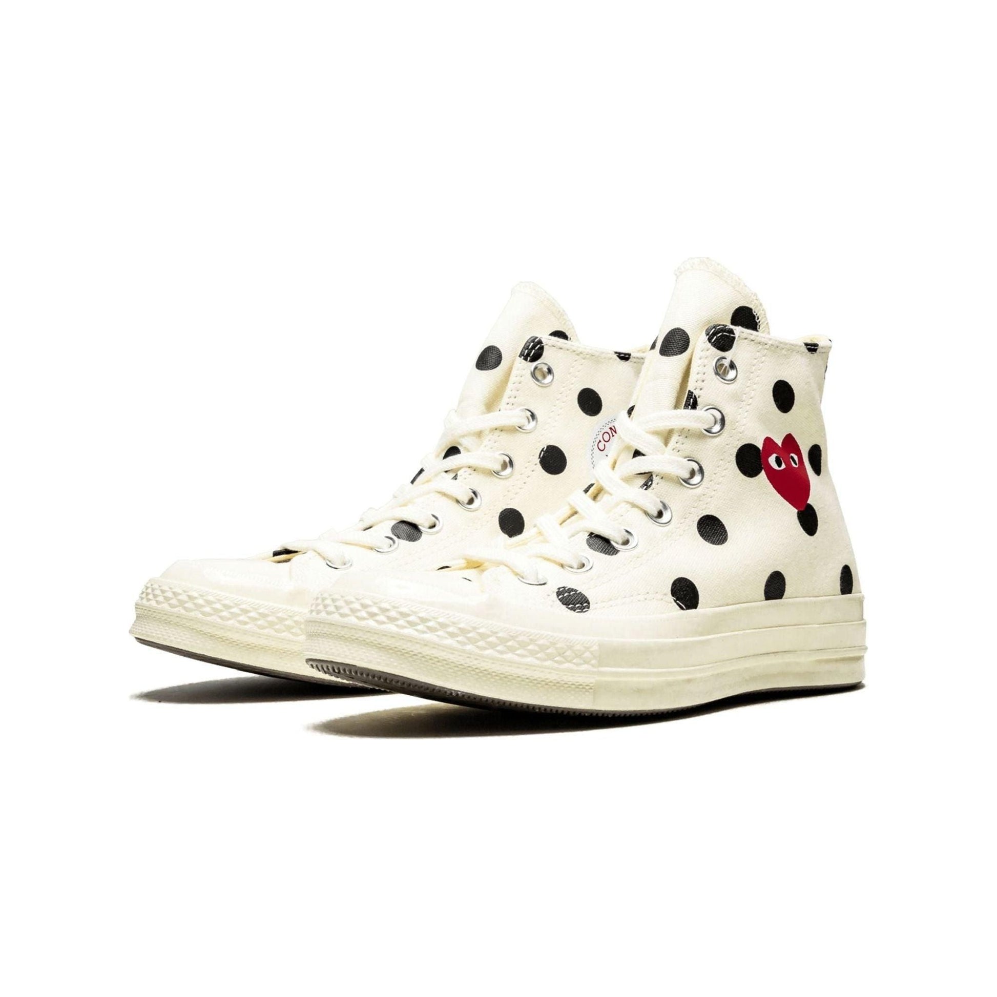 Converse Chuck 70 Hi “Comme Des Garçons / Polka Dot White" - Manore Store