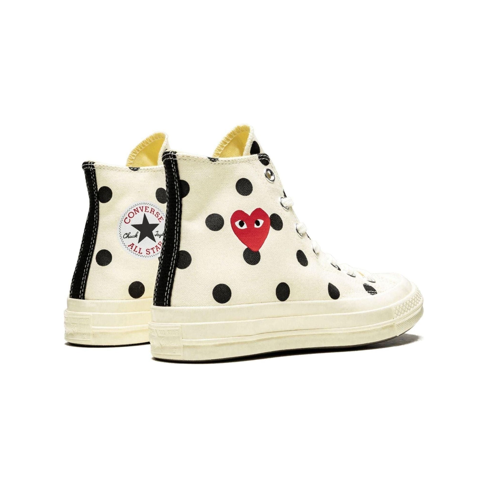 Converse Chuck 70 Hi “Comme Des Garçons / Polka Dot White" - Manore Store