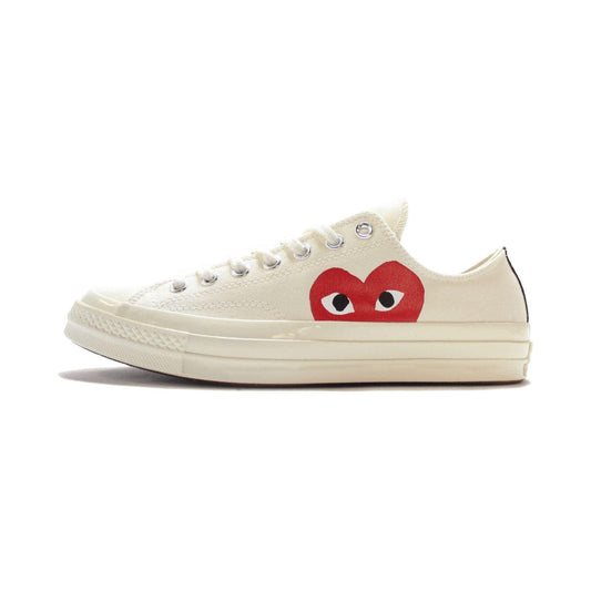 Converse Chuck 70 Ox  “Comme Des Garçons PLAY / Half Heart White” - Manore Store