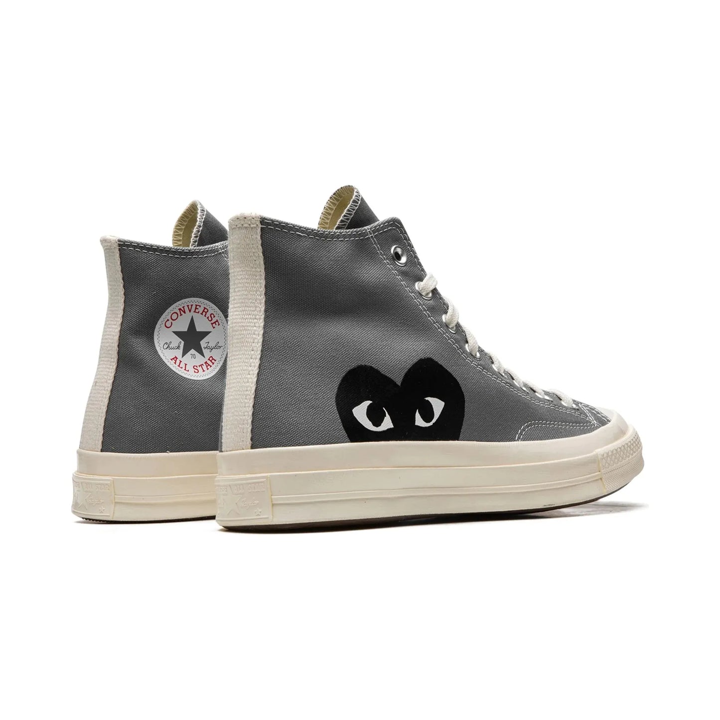 Chuck Taylor All-Star 70s Hi Comme des Garçons PLAY Steel Grey