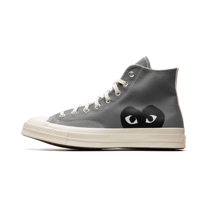 Chuck Taylor All-Star 70s Hi Comme des Garçons PLAY Steel Grey