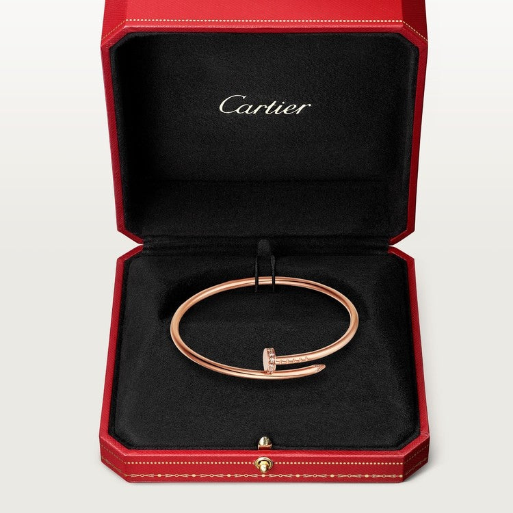 BRACELET CARTIER JUSTE UN CLOU PETIT MODÉLE DIAMANTS ROSE GOLD