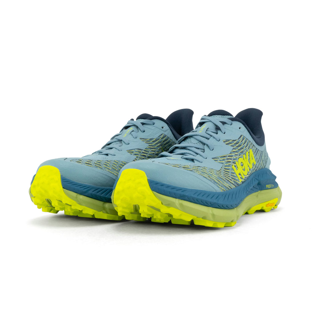 Hoka Mafate Speed 4 - STONE BLUE/DARK CITRON