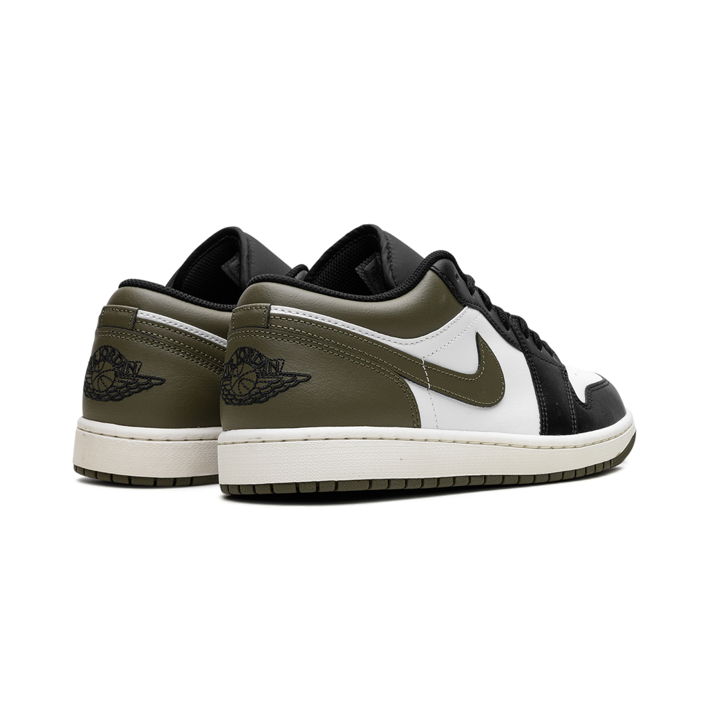 Air Jordan 1 Low "Black Toe Medium Olive"