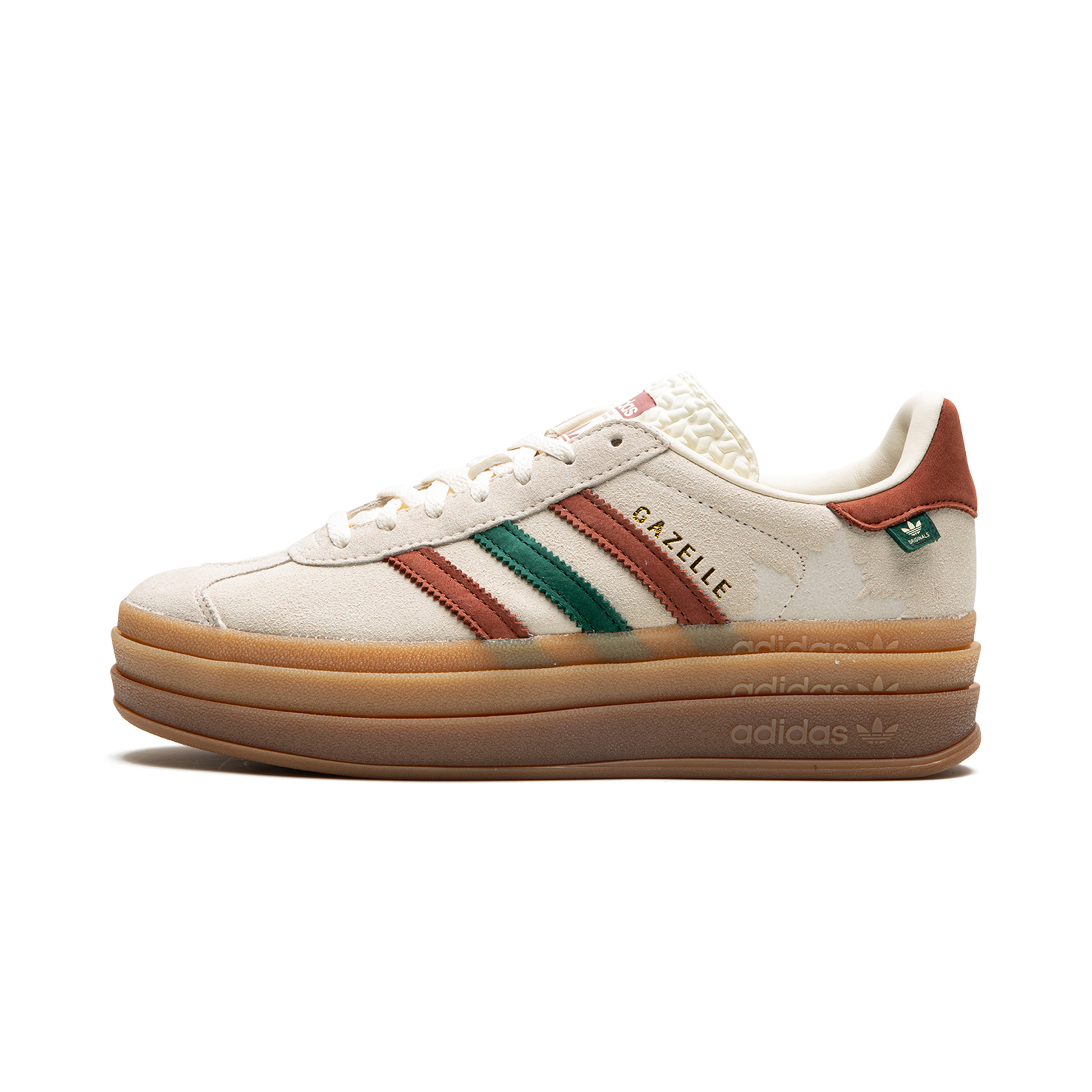 Adidas Gazelle BOLD "Cream White / Wild Sepia" - Manore Store