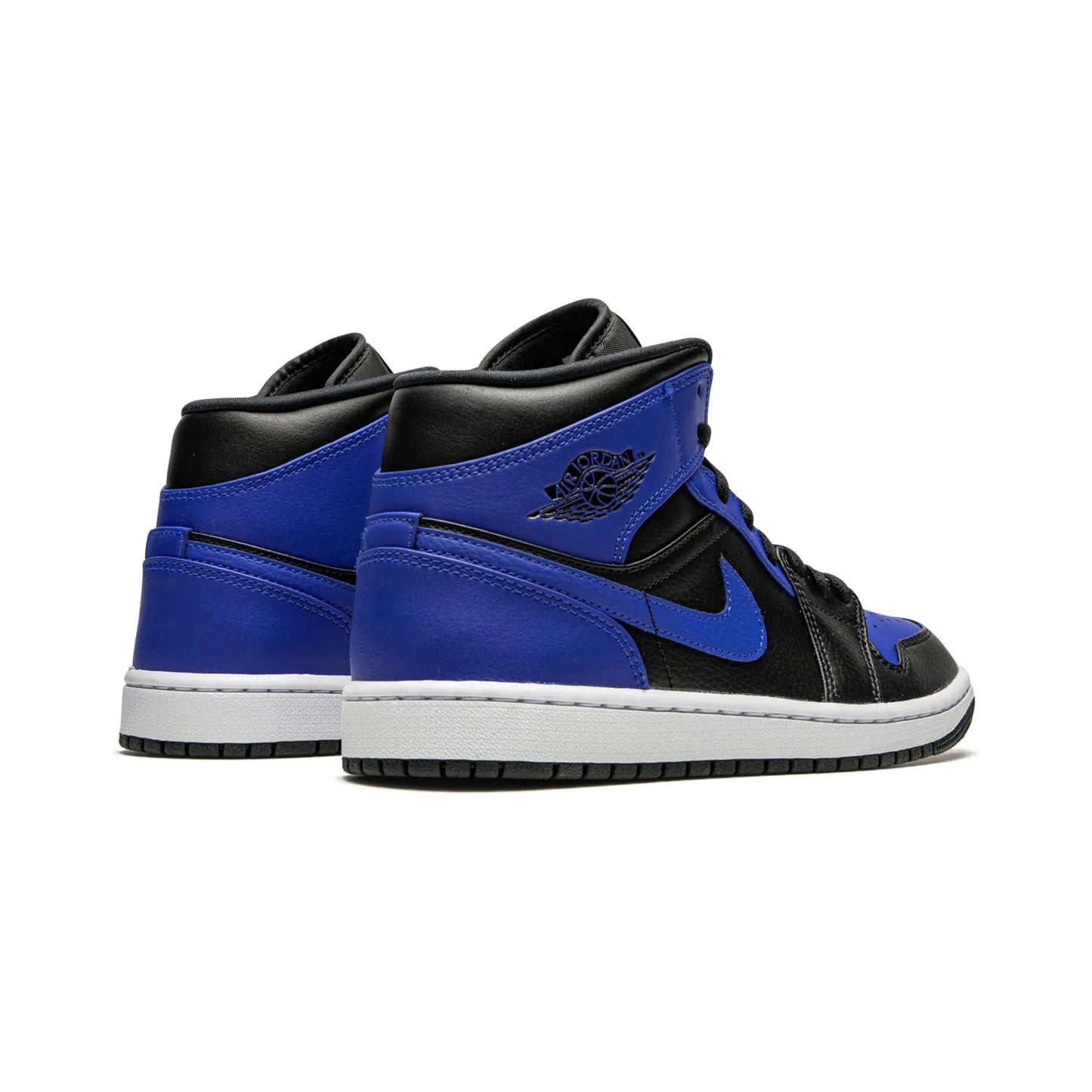 Air Jordan 1 Mid Hyper Royal Tumbled Leather