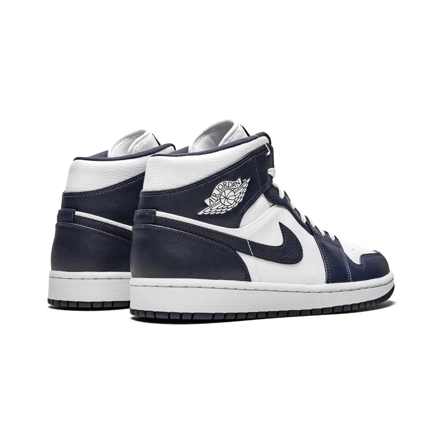 Air Jordan 1 MID WHITE METALLIC GOLD OBSIDIAN