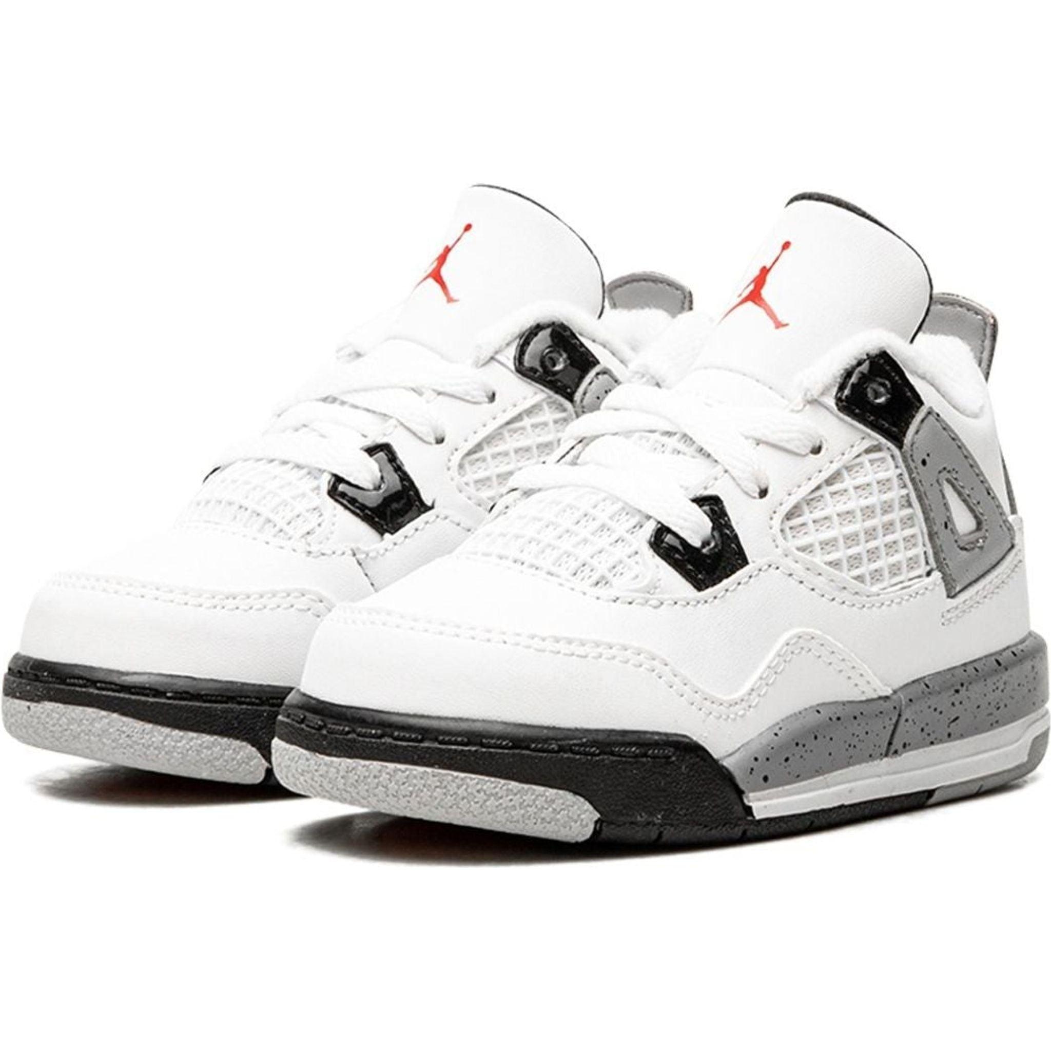 JORDAN 4 RETRO BT "White / Cement" - Enfants